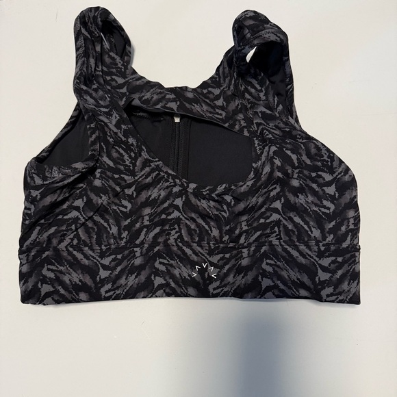 Varley Fay Bra in Dark Mono Zebra - Picture 5 of 6